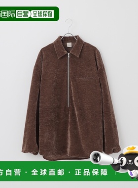 1h可退 日本直邮Deux Allures 男女同款 宽松半拉链针织衫 高质感