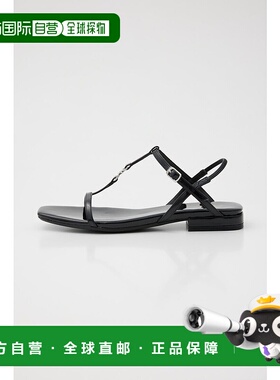 日本直邮Rienda RR Logo 平底凉鞋 SLV RI3465BW25294 凉鞋单鞋