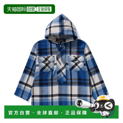付款1h内可退 日本直邮A BATHING APE 女装 宽松版型 格纹帽衬衫
