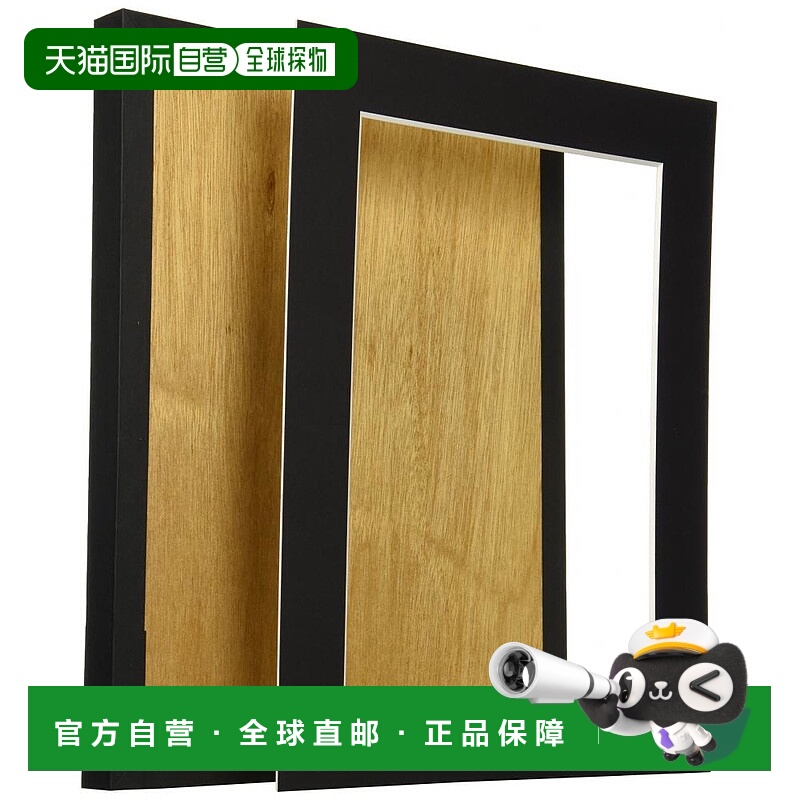 【日本直邮】Fujicolor富士胶片 相框Matt Panel DX A4木质黑色17