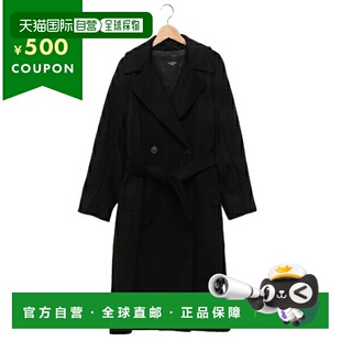 日本直邮Max Mara 周末大衣黑色女士Max Mara RESINA 013 2525016