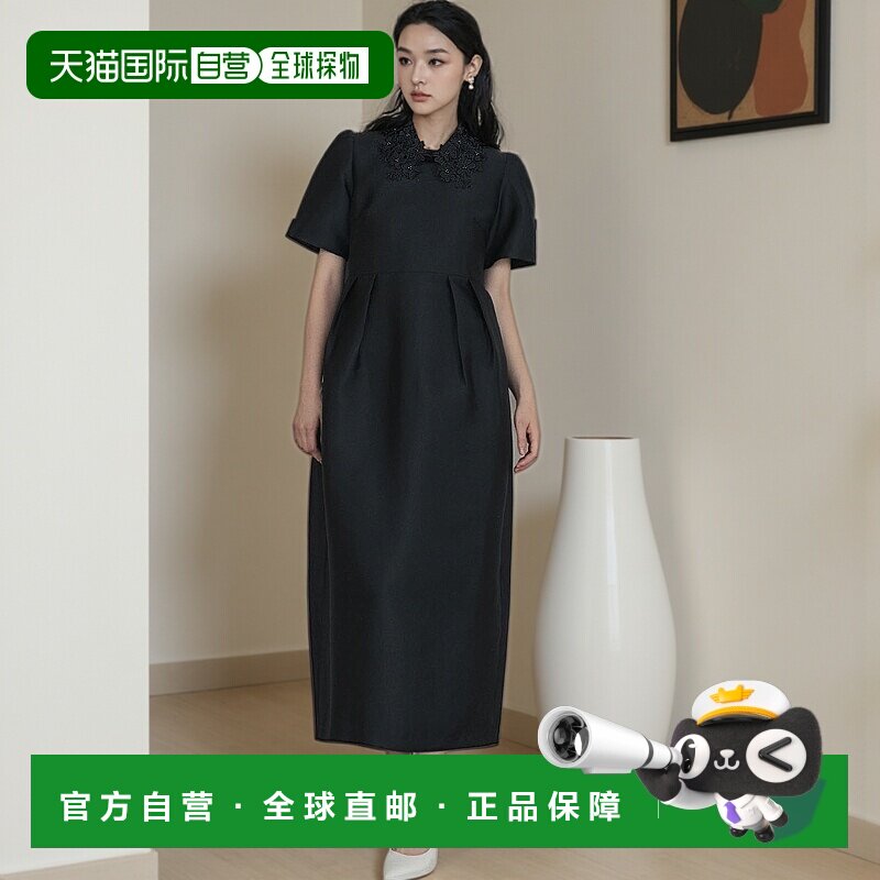 1h可退 日本直邮GIRL 女士 2way茧型剪裁 蕾丝领 泡泡袖派对礼服