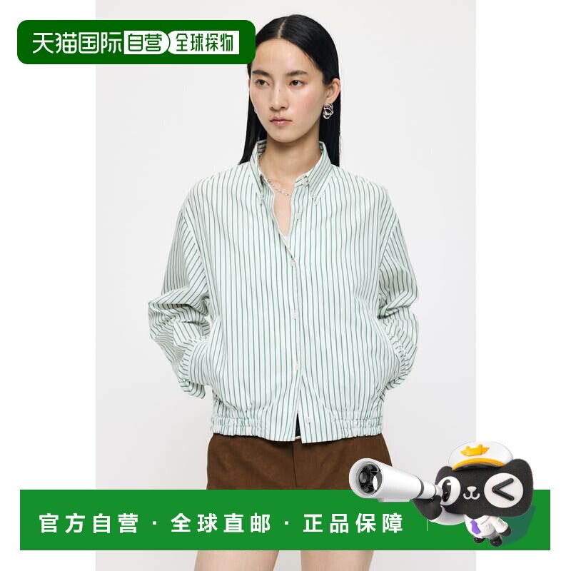 日本直邮BUTTON DOWN SHIRT 衬衫 白色花纹夹克