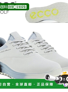 日本直邮ECCO S-THREE Lace 男士防水无钉高尔夫球鞋（102944）