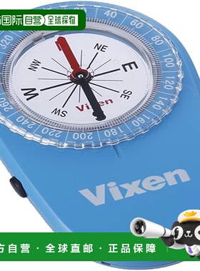 【日本直邮】Vixen Compass 油罗盘 LED 罗盘 蓝色 43024-6指南针