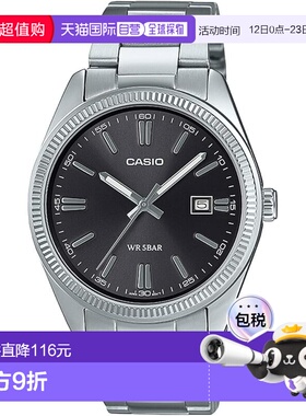 【日本直邮】卡西欧 手表 Collection MTP-1302D-1A1JF 男款 黑色