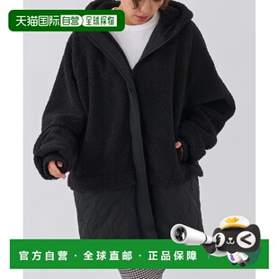 加绒拼接绗缝长款 1h可退 女装 pacific 连帽外套 日本直邮ocean