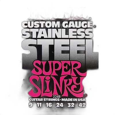 【日本直邮】厄尼鲍尔 电吉他弦  2248 (09-42)不锈钢SUPER SLINK