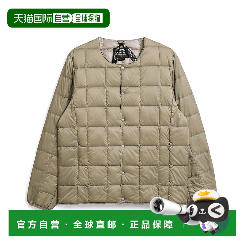 日本直邮TAION 圆领纽扣内衬羽绒服 TAION-104