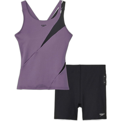 日本直邮Speedo 女式分体泳衣 Diagona 分体游泳泳衣 SFW22215-VB