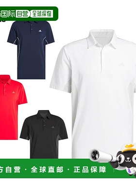 日本直邮阿迪达斯男士混合面料后背网眼短袖Polo衫KUH58高尔夫服2