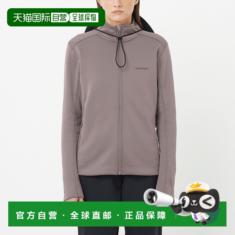 日本直邮SALOMON OUTLINE WARM 女性全拉链中层夹克 [outline-war