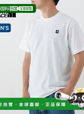 日本直邮THE NORTH FACE 春夏男士小方格标志 T 恤NT32445T 恤短
