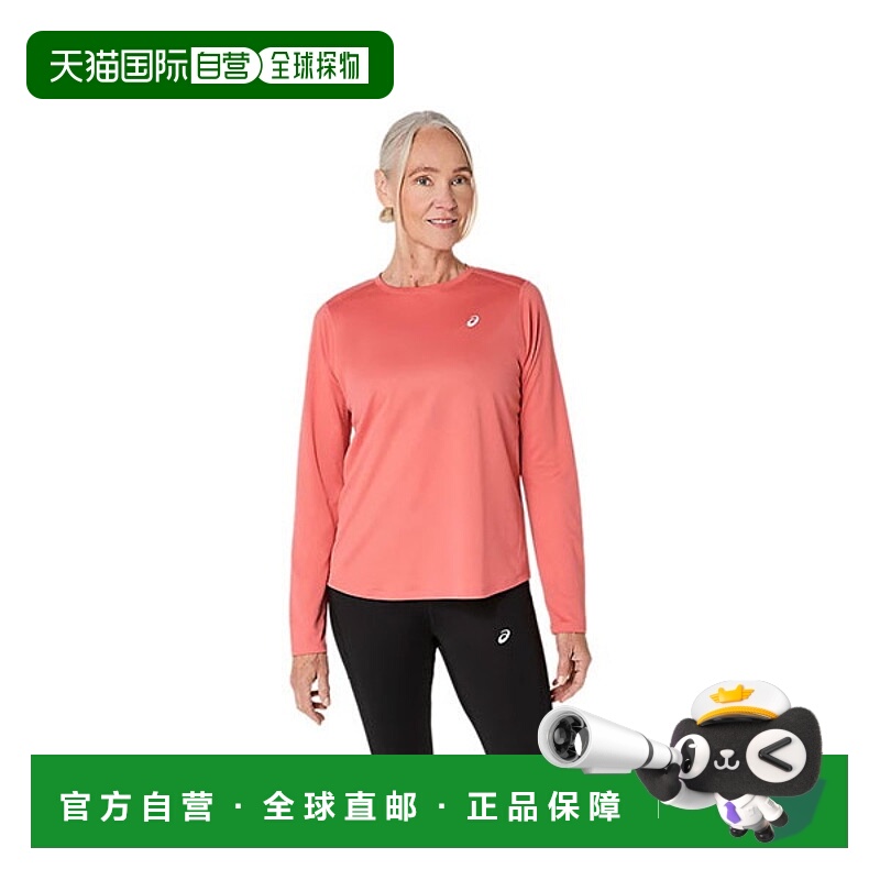 日本直邮ASICS 女士跑步速干长袖T恤跑步T恤女士2012D229-701