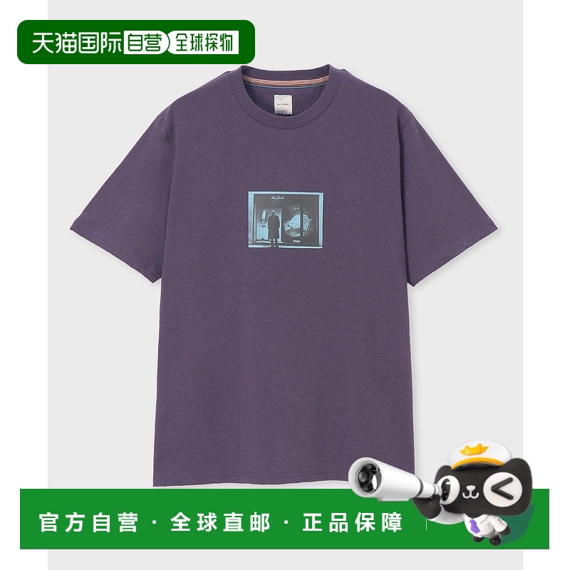 1h可退 日本直邮Paul Smith 男士纯棉短袖T恤 Window Gaze系列 背