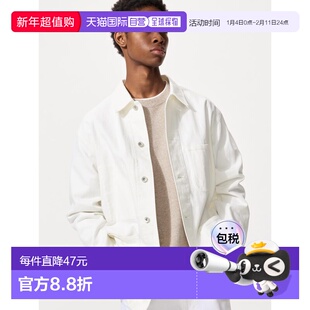 日潮跑腿UNIQLO优衣库 牛仔夹克 01 OFF WHITE MEN XS 481720