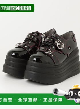 日本直邮YOSUKE 女士厚底双钉带链条绑带高帮鞋 [96093072]