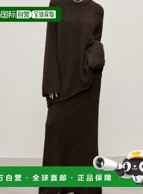 日本直邮deux amour 女士宽松袖口针织两件套 上衣+长裙设计 1472