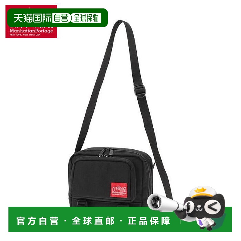 日本直邮manhattan portage Fisk 单肩包 Pixe 黑色 1418-PXL 黑