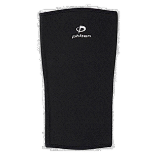 自营|Phiten法藤运动护膝保护膝盖氯丁橡胶护具黑色尺寸S面料