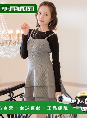 1h可退 日本直邮WILLSELECTION 女装 双肩带不对称迷你连衣裙 收