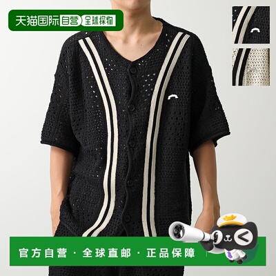 日本直邮ASKYURSELF Ask Yourself 羊毛衫禁止针织棒球衫男士针织