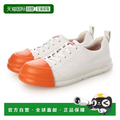 日本直邮CAMPER JUNCTION RUNNER 皮革运动鞋 纯白色厚底