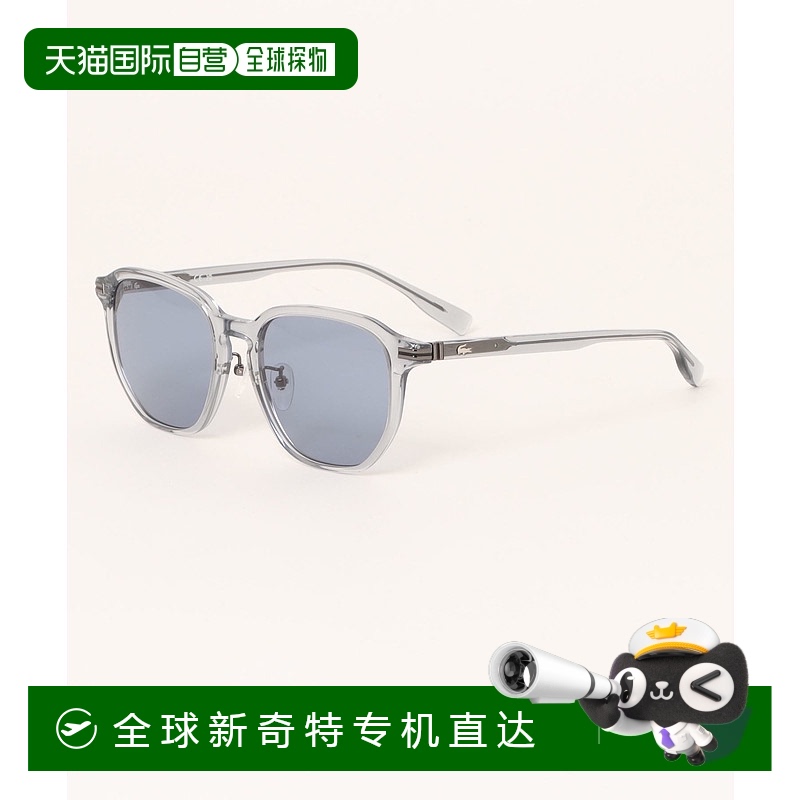 1h可退 日本直邮LACOSTE 男女通用透明灰色框架波士顿眼镜 L6051S