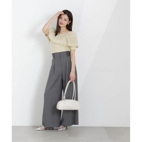 1h可退 日本直邮PROPORTION BODY DRESSING女装高腰罗纹阔腿裤 12