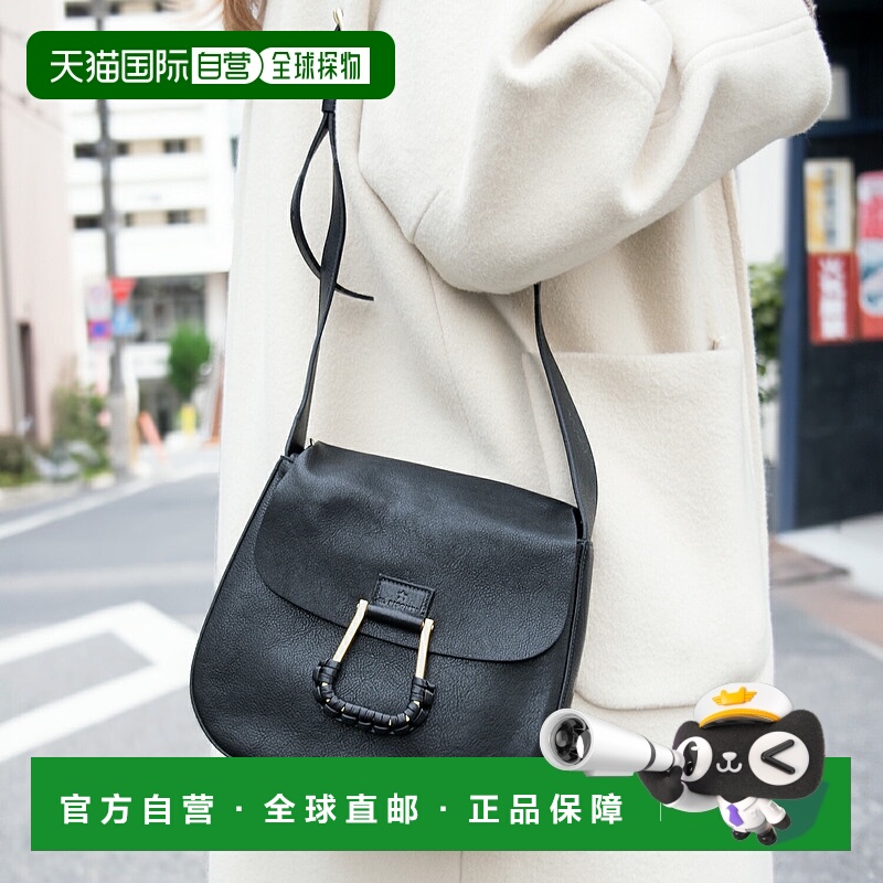 日本直邮IL BISONTE 包女士单肩包皮革 BCR326PO0001BK198B IL BI