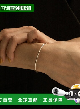 1h可退 日本直邮SMELLY so' 女士窄线型银质手镯 SM232NF007配饰