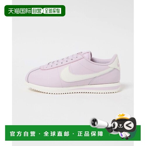 日本直邮Nike Cortez 复古柔软舒适 生活休闲鞋 女款 耐克淡紫白
