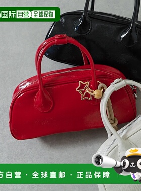 1h可退 日本直邮SENSE OF PLACE 女士光泽感横款手提包 AA472AS00