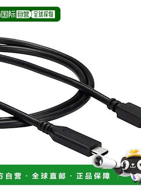 【日本直邮】StarTech.com 4K/60Hz显示器连接线TypeC 1米黑色