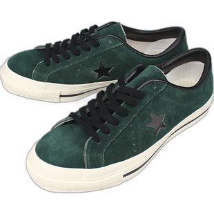 日本直邮匡威运动鞋 One Star Japan Suede 绿色/黑色 ONE STAR J