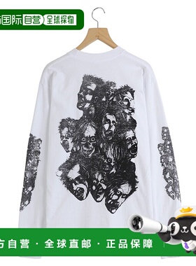 1h可退 日本直邮Basketcase 男装 宽松版型长袖T恤 强烈艺术感背