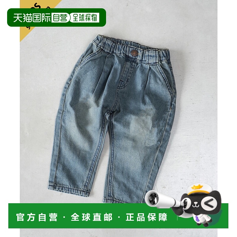 日本直邮FOKIDS STANDARD TACK DENIM 标准褶皱牛仔裤/下装 [R421