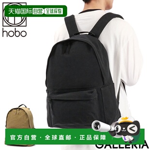 自营|hobo 男士 双肩包旅行通勤帆布腰包轻便背包简约收纳旅行包
