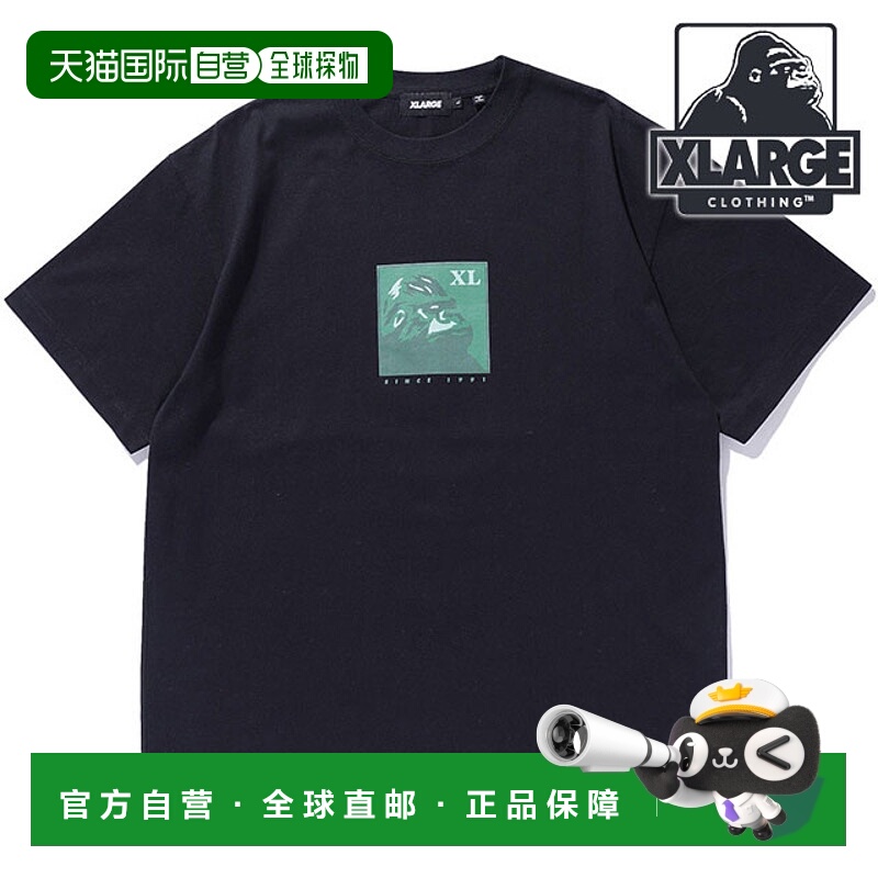 日本直邮XLARGE 大猩猩头像短袖 T 恤 [101252011025 SU25] GORIL