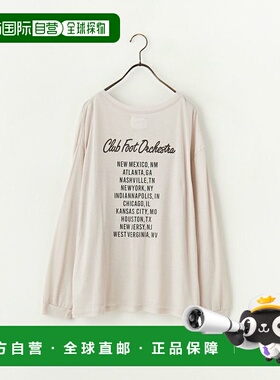 1h可退 日本直邮St.Johns 3rd club 女士透视长袖T恤 SJ25-047A