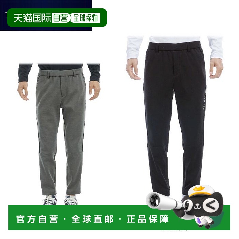 日本直邮Tommy Hilfiger Golf 男士徽标印花弹力运动长裤 THMA456