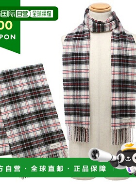 日本直邮Johnstons 围巾白色多色男女 JOHNSTONS WA000016 KU0128