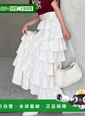 1h可退 日本直邮RESEXXY 女装 高腰A字褶皱半身裙 显瘦设计 15255