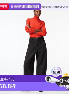 日潮跑腿UNIQLO优衣库 平纹针织筒裤/加长款 484159休闲裤阔腿裤