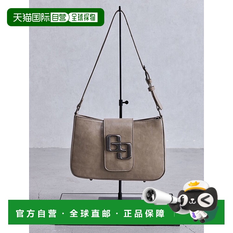 1h可退 日本直邮GYDA 女装 GG金属单手柄仿皮手提包 0725519428