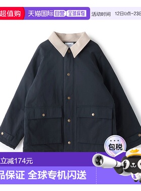 1h可退 日本直邮petit main LIEN 女装 加棉宽松外套 半身扣设计