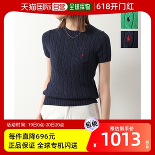 针织衫 绞花针织棉质 211895379 Ralph Lauren Polo 女式 日本直邮