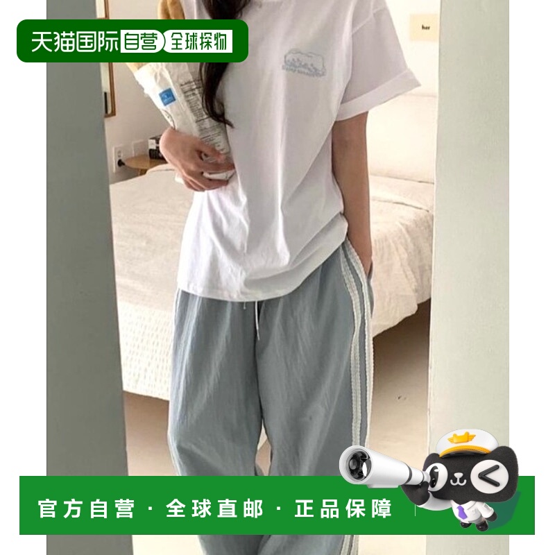 1h可退 日本直邮sorule 女士蕾丝线条运动裤 SO20225s5卫裤休闲裤