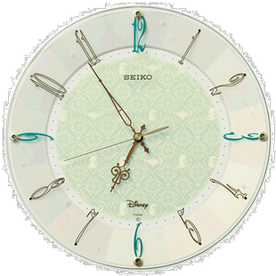 日本直邮seiko精工FS512C电子闹钟壁挂式钟表电波接收静音设计