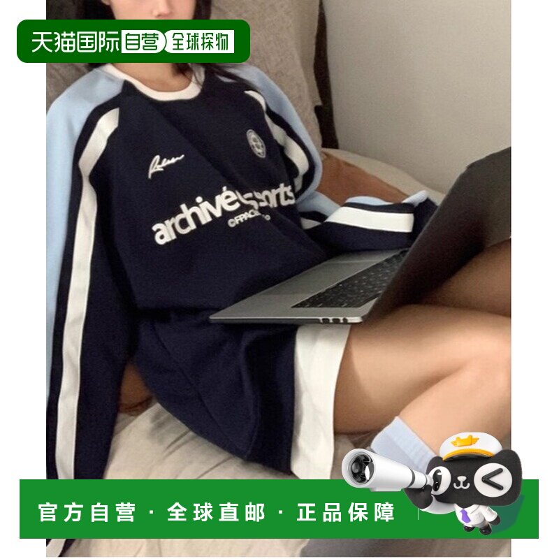 1h可退 日本直邮WEGO 女士运动风格长袖卫衣 DF24AW10L0018